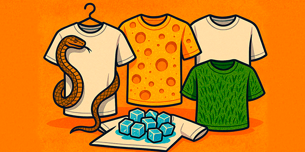 Die seltsamsten T-Shirt-Materialien aller Zeiten Bild