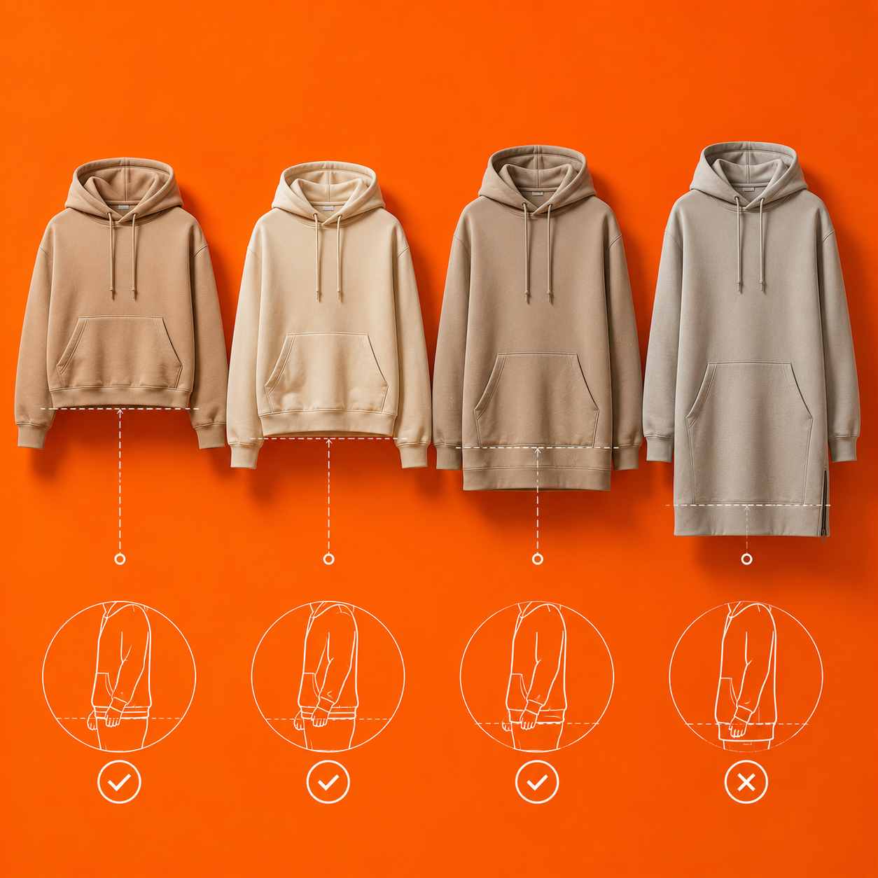 How Long Should a Man's Hoodie Be Image