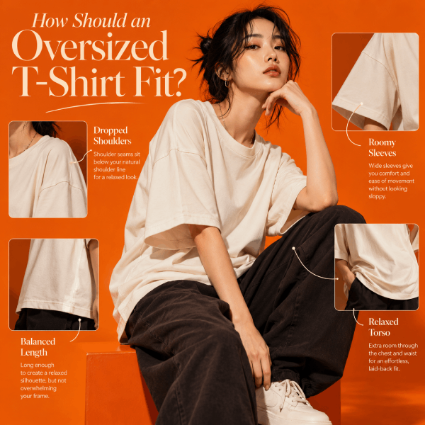 How Should an Oversized T-Shirt Fit Image