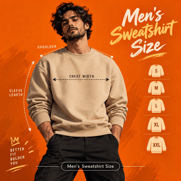 How to Choose the Right Men’s Sweatshirt Size Image