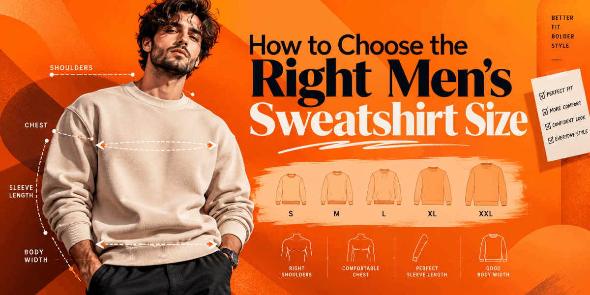 How to Choose the Right Men’s Sweatshirt Size Cover Image