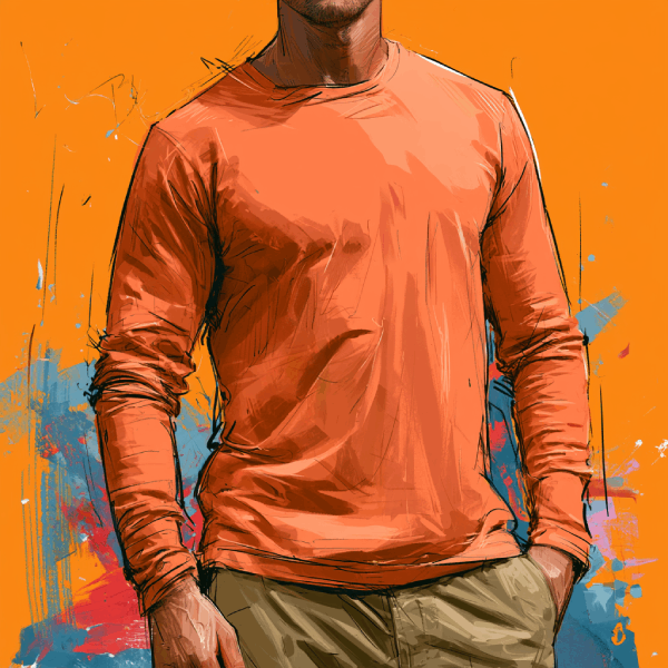 How to Choose the Right Size for a Males Long Sleeve Image