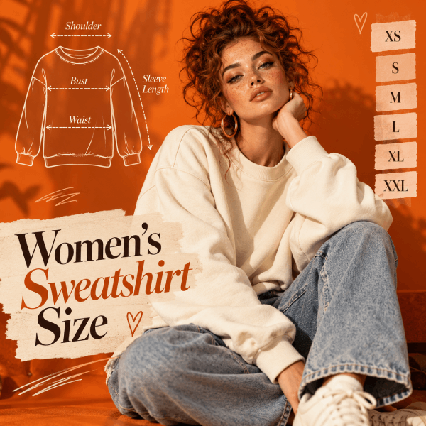 How to Choose the Right Women’s Sweatshirt Size How to Choose the Right Women’s Sweatshirt Size Image