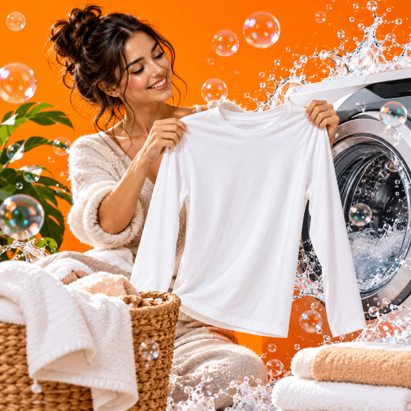 How to Wash a Long Sleeve T-Shirt Without Shrinking It How to Wash a Long Sleeve T-Shirt Without Shrinking It Image