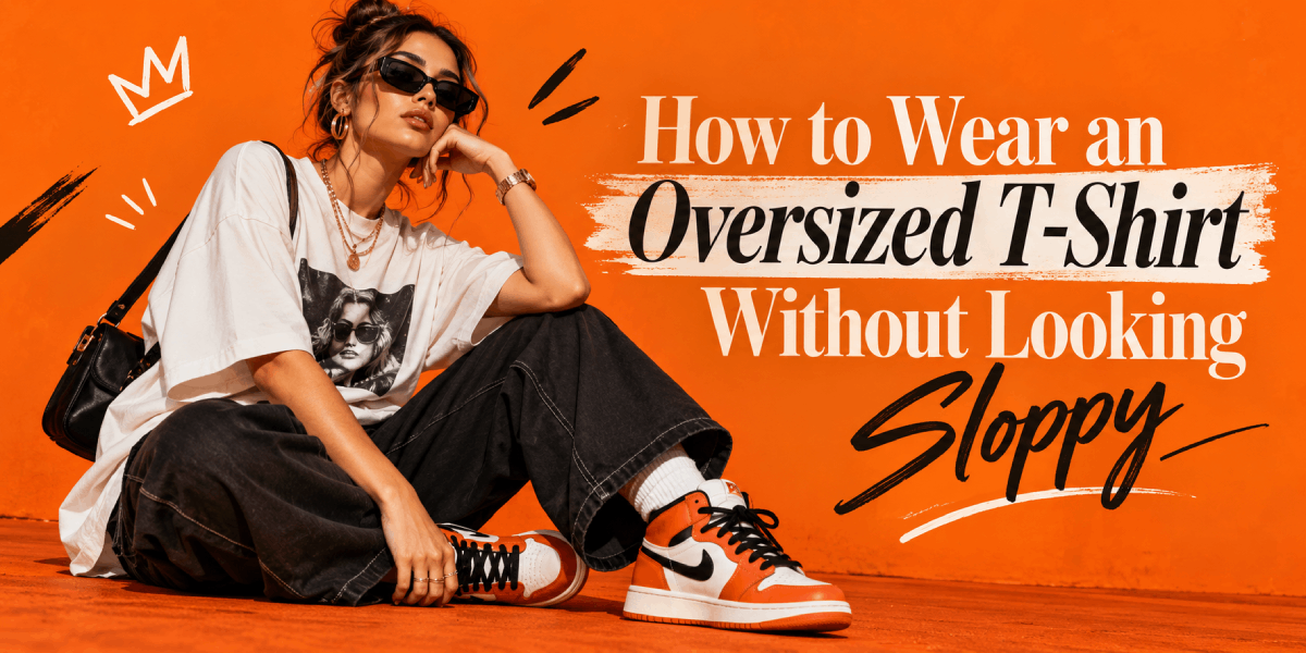 How to Wear an Oversized T-Shirt Without Looking Sloppy Cover How to Wear an Oversized T-Shirt Without Looking Sloppy Cover Image
