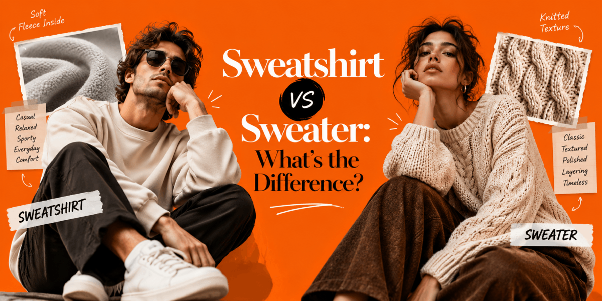 Sweatshirt vs Sweater: What’s the Difference Cover Image