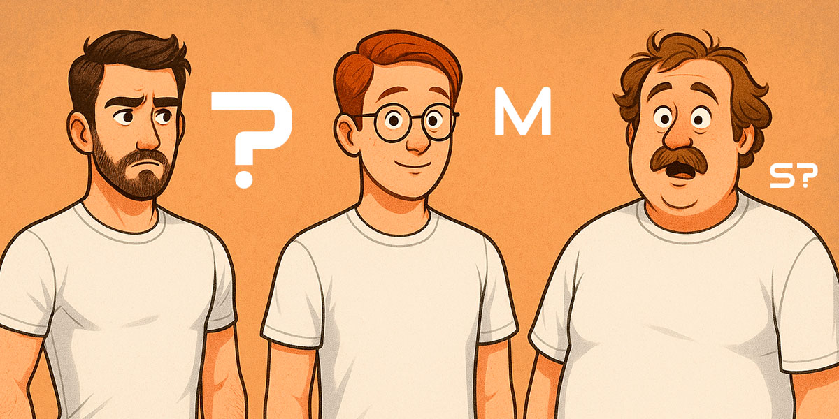 Wie wählt man die richtige Herren-T-Shirt-Größe Bild