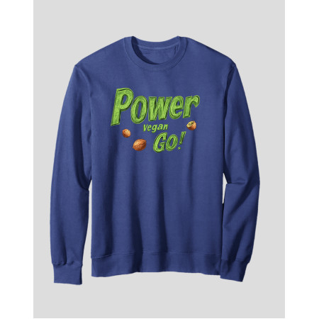 Men's Crewneck Sweatshirt "Vegan Power"