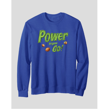 Men's Crewneck Sweatshirt "Vegan Power"