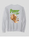 Men's Crewneck Sweatshirt "Power Vegan"