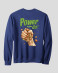 Men's Crewneck Sweatshirt "Power Vegan"