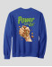 Men's Crewneck Sweatshirt "Power Vegan"