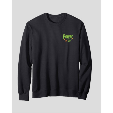 Men's Crewneck Sweatshirt "Power Vegan"