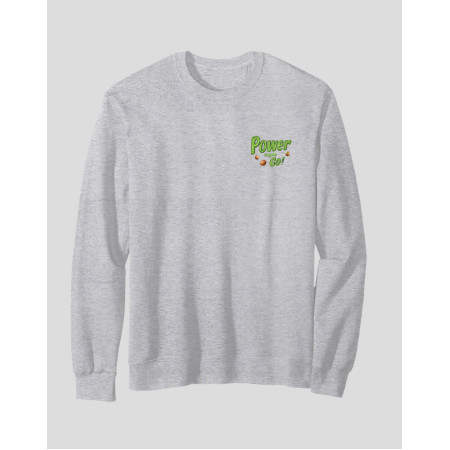 Men's Crewneck Sweatshirt "Power Vegan"