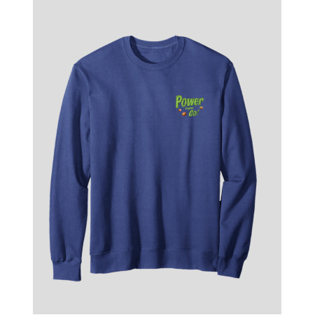 Men's Crewneck Sweatshirt "Power Vegan"