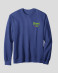Men's Crewneck Sweatshirt "Power Vegan"