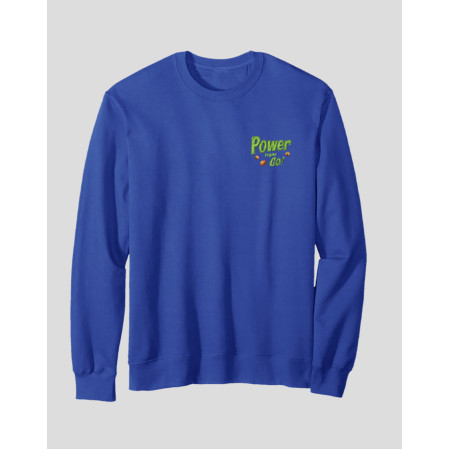 Men's Crewneck Sweatshirt "Power Vegan"
