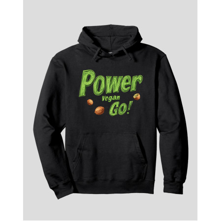 Women's Pullover Hoodie "Vegan Power"