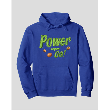 Women's Pullover Hoodie "Vegan Power"