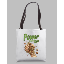 Women's Tote Bag "Power Vegan"