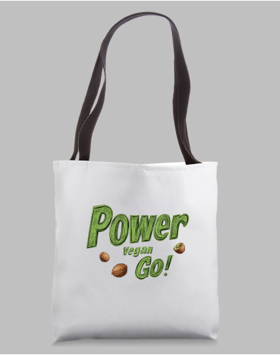 Men's Tote Bag "Vegan Power"