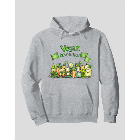 Women's Pullover Hoodie "Vegan Revolution"