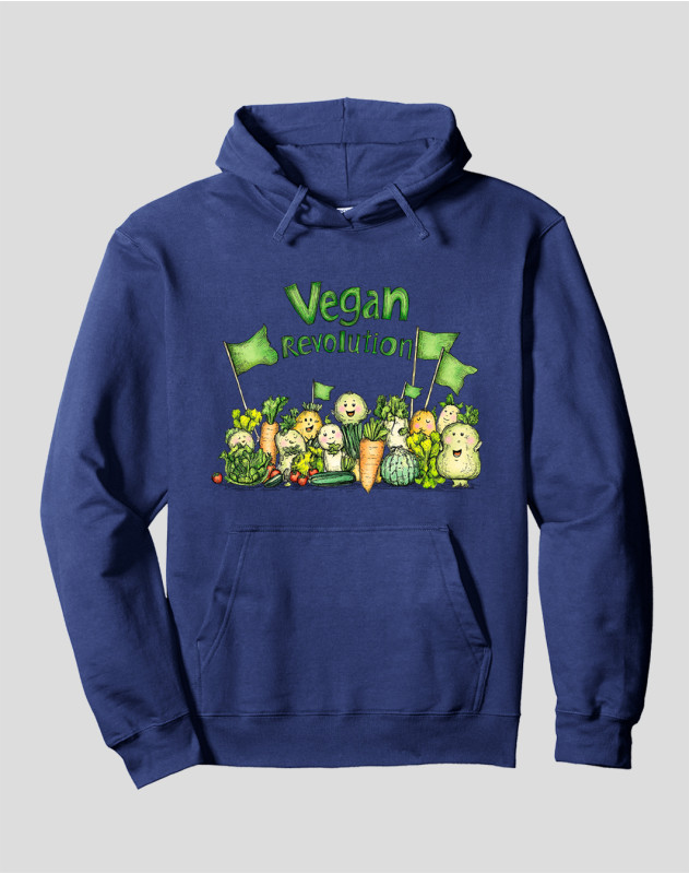 Women's Pullover Hoodie "Vegan Revolution"