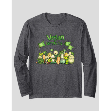 Women's Long Sleeve T-shirt "Vegan Revolution"