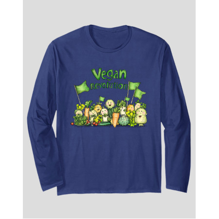 Women's Long Sleeve T-shirt "Vegan Revolution"