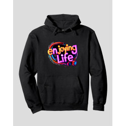 Women's Pullover Hoodie "Enjoying Life"