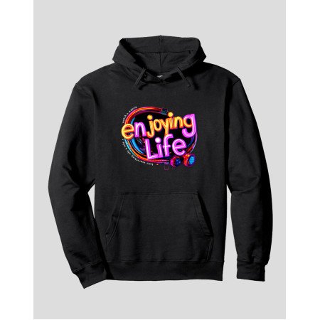 Women's Pullover Hoodie "Enjoying Life"