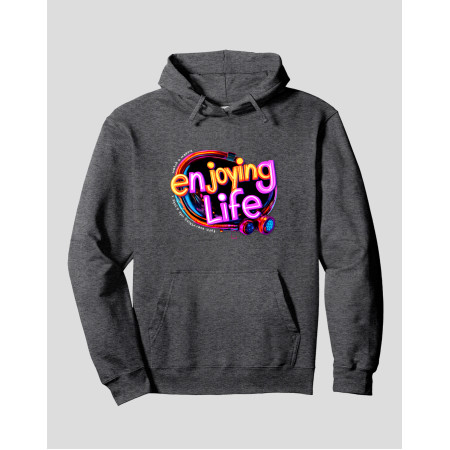 Women's Pullover Hoodie "Enjoying Life"