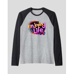 Men's Raglan "Enjoying Life"