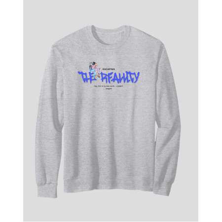 Men's Crewneck Sweatshirt "Escaping The Reality 2"