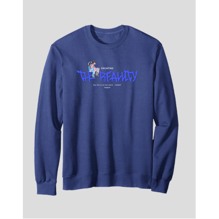 Men's Crewneck Sweatshirt "Escaping The Reality 2"