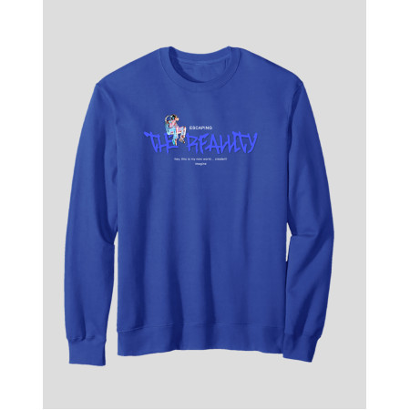 Men's Crewneck Sweatshirt "Escaping The Reality 2"