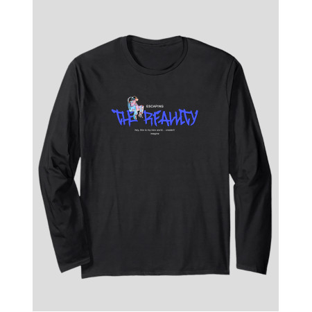 Women's Long Sleeve T-shirt "Escaping The Reality 2"