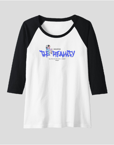Women's Raglan "Escaping The Reality 2"