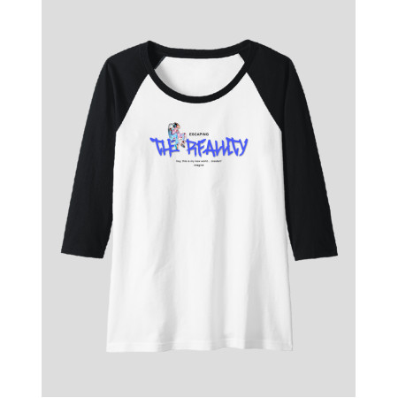 Women's Raglan "Escaping The Reality 2"
