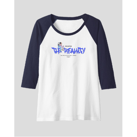 Women's Raglan "Escaping The Reality 2"
