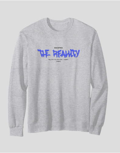 Men's Crewneck Sweatshirt "Escaping The Reality"