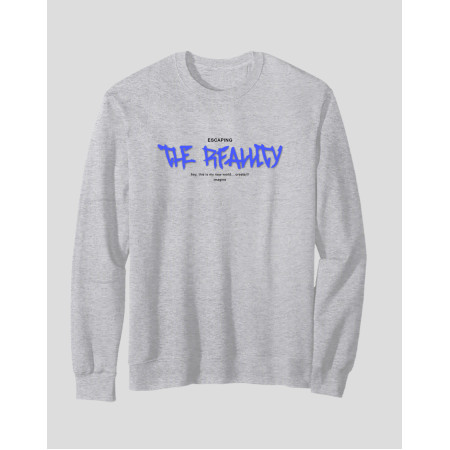 Men's Crewneck Sweatshirt "Escaping The Reality"