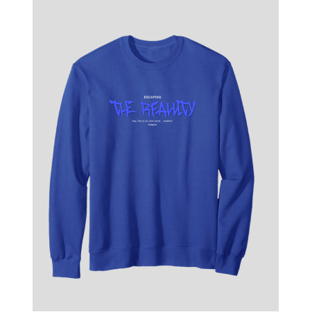 Men's Crewneck Sweatshirt "Escaping The Reality"