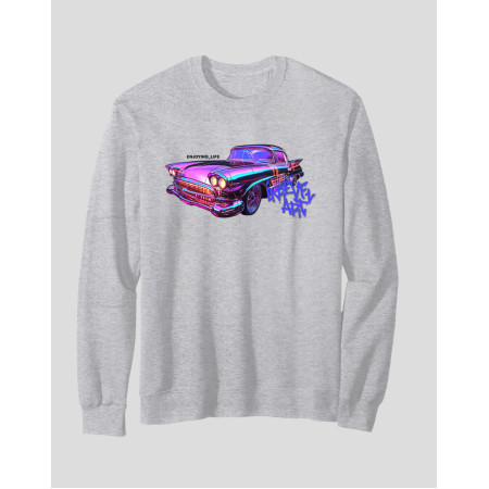 Men's Crewneck Sweatshirt "Game Car"