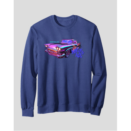 Men's Crewneck Sweatshirt "Game Car"