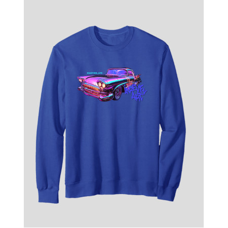 Men's Crewneck Sweatshirt "Game Car"