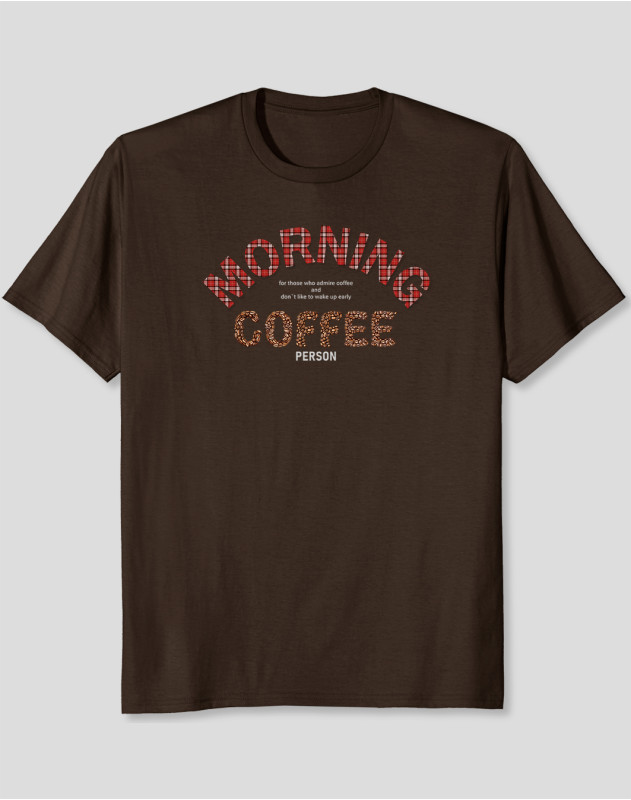 Men's T-Shirt "Morning Coffee Person"