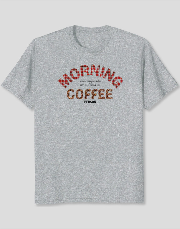 Men's T-Shirt "Morning Coffee Person"