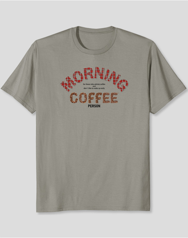 Men's T-Shirt "Morning Coffee Person"