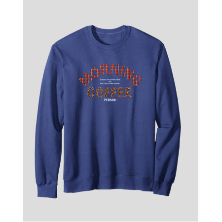 Men's Crewneck Sweatshirt "Morning Coffee Person"